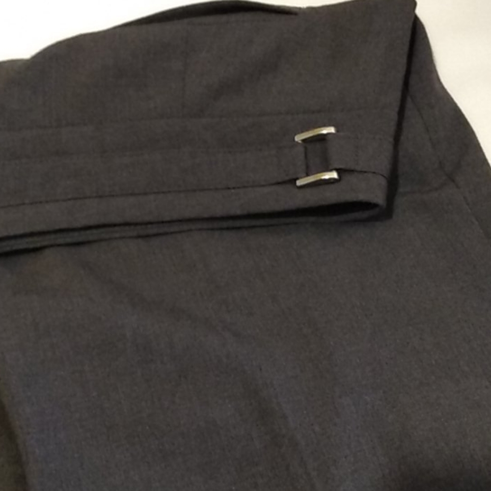 *Sharagano Women's Charcoal Gray Straight Leg‎ Dress Pants Size 6P - Picture 14 of 14